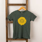Sunflower Colorful | Toddler Short Sleeve Crew Neck