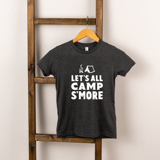 Let's All Camp S'more | Toddler Short Sleeve Crew Neck