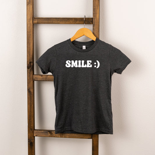 Smile Emoji | Toddler Short Sleeve Crew Neck