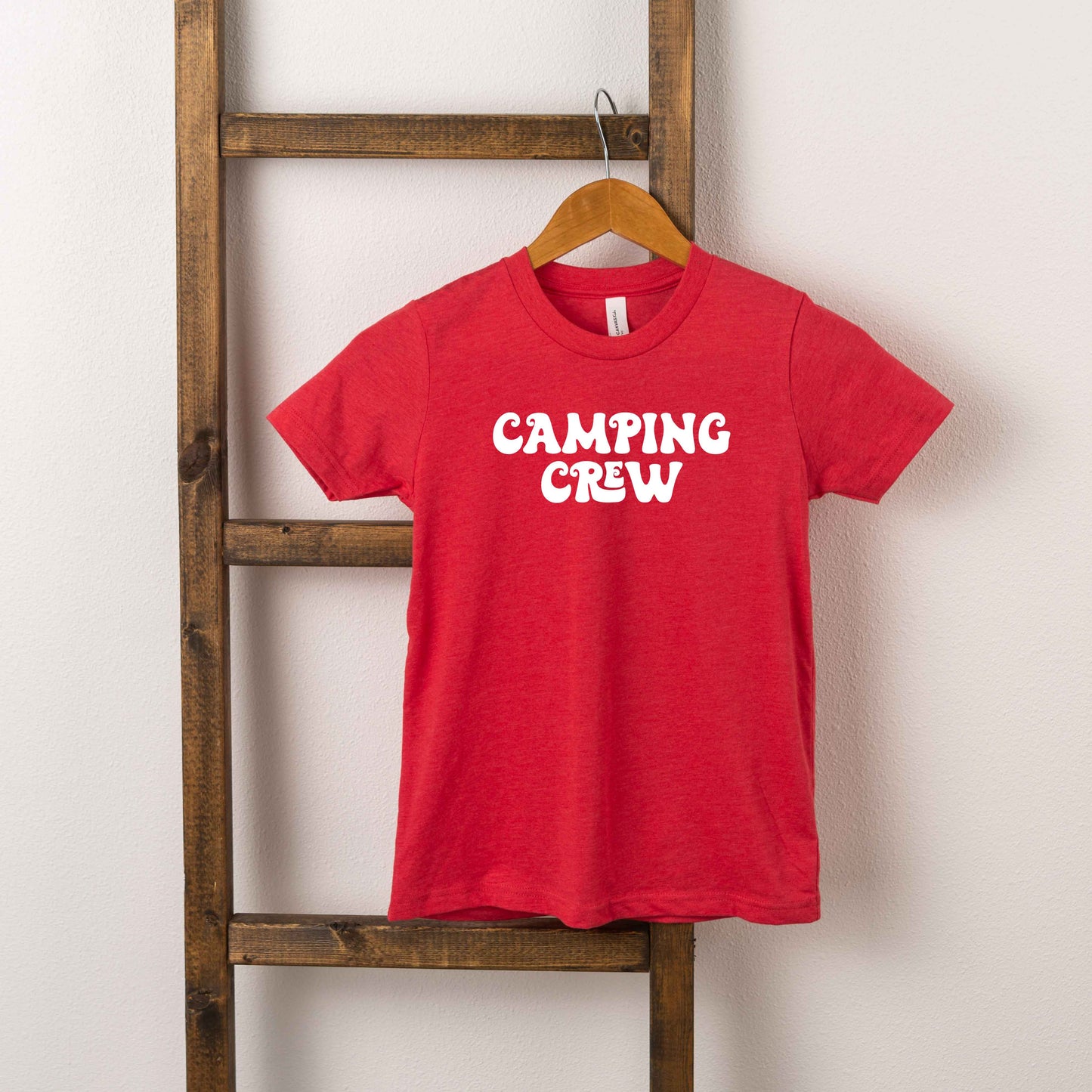 Camping Crew Retro | Toddler Short Sleeve Crew Neck