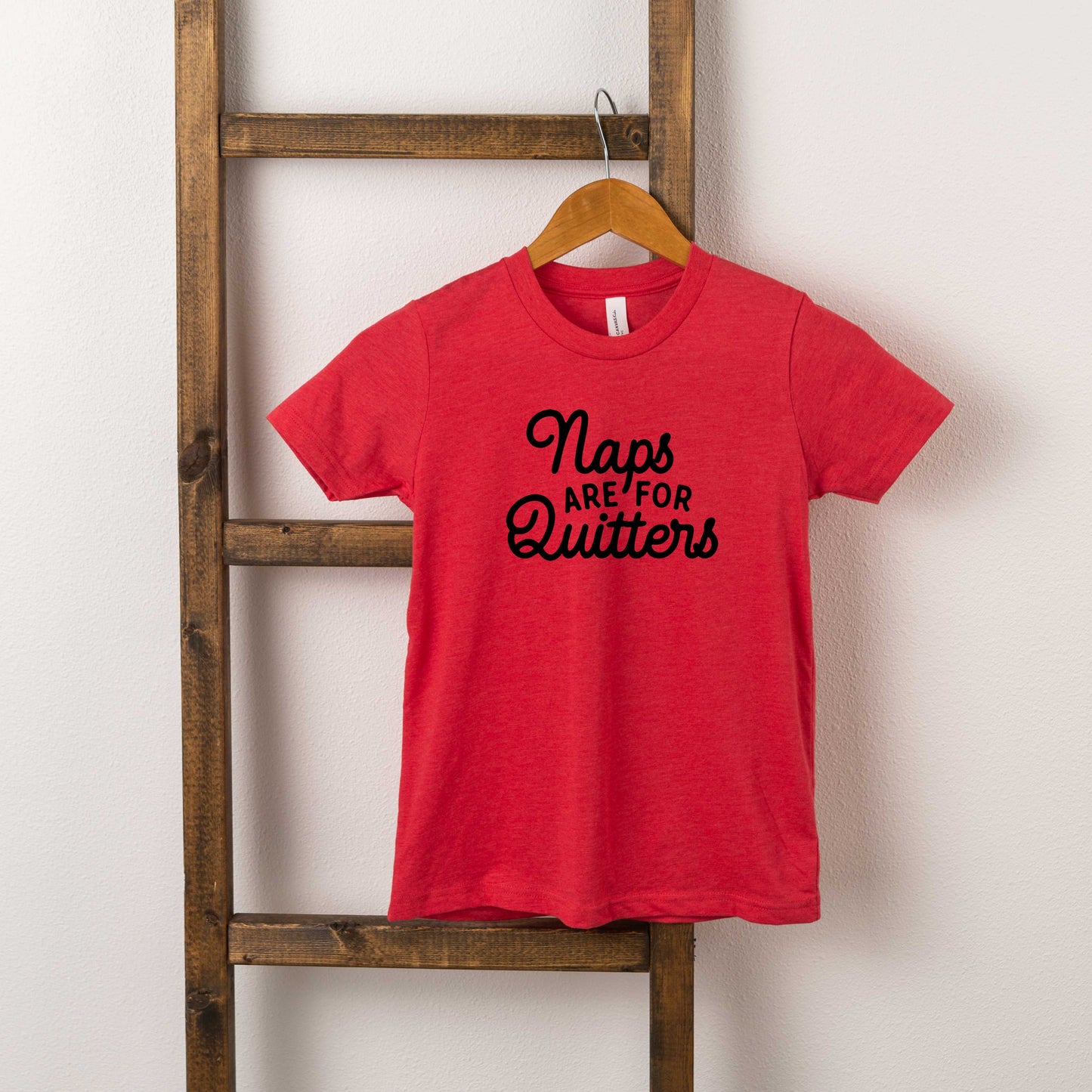 Naps Are For Quitters | Toddler Short Sleeve Crew Neck