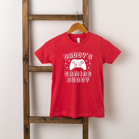 Daddy's Gaming Buddy | Toddler Short Sleeve Crew Neck