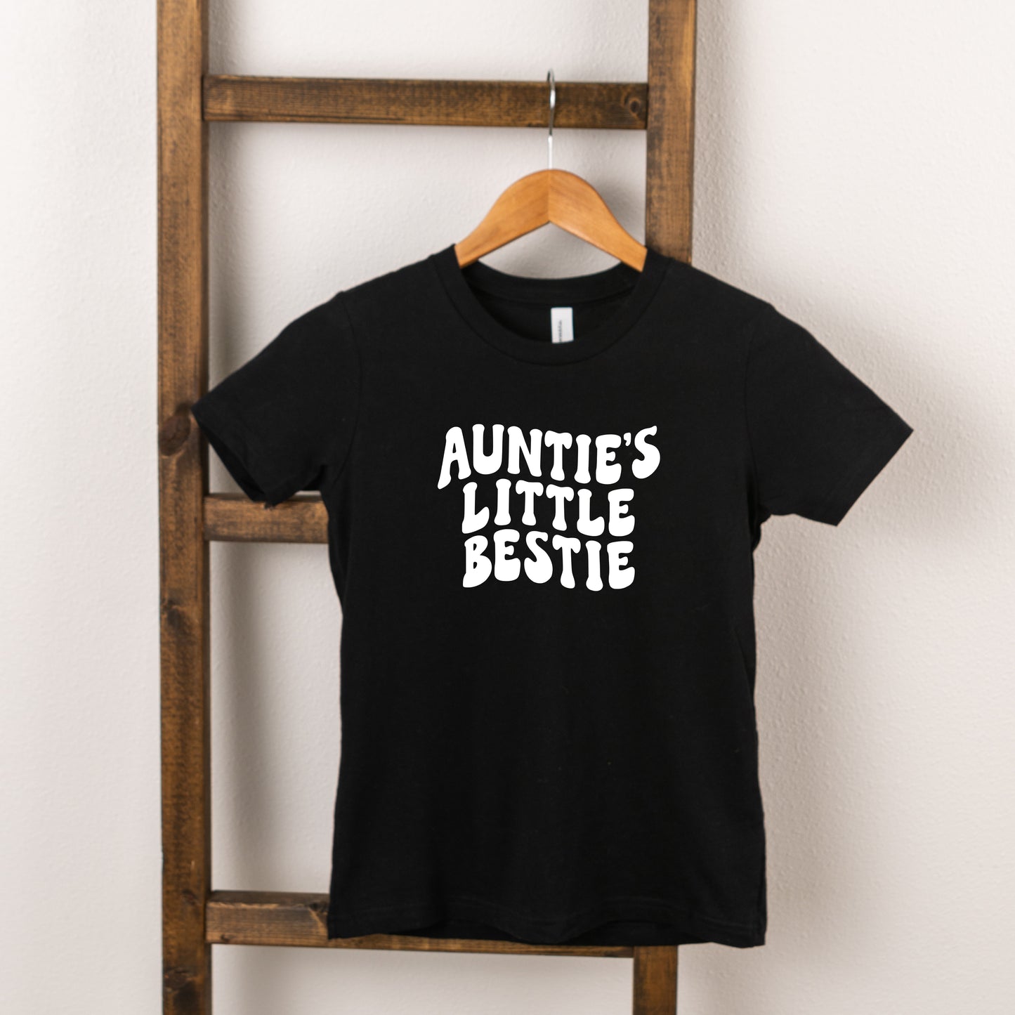 Auntie's Little Bestie | Toddler Short Sleeve Crew Neck