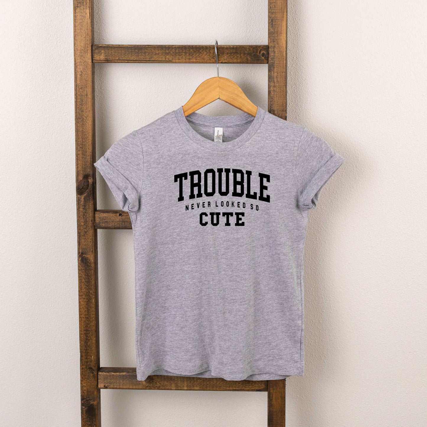 Trouble So Cute | Toddler Short Sleeve Crew Neck