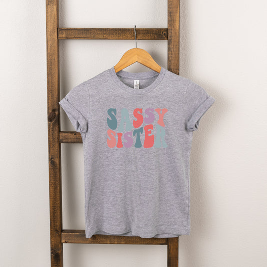 Sassy Sister Wavy | Toddler Short Sleeve Crew Neck