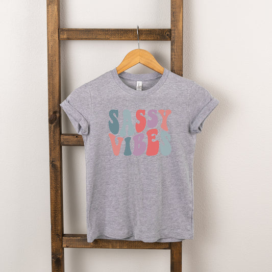 Sassy Vibes Wavy | Toddler Short Sleeve Crew Neck