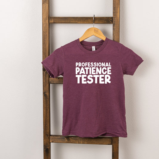 Professional Patience Tester | Toddler Short Sleeve Crew Neck