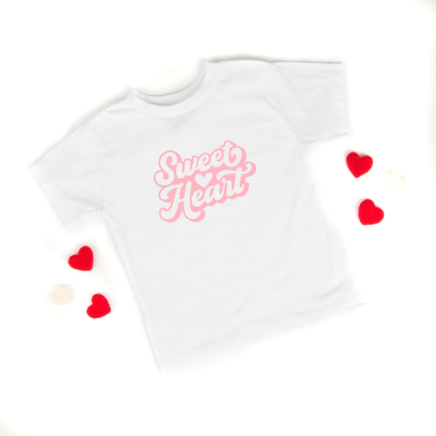 Sweet Heart With Heart | Youth Short Sleeve Crew Neck