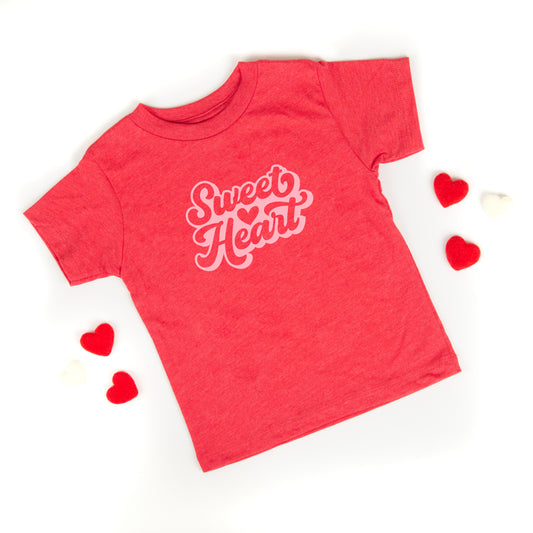Sweet Heart With Heart | Youth Short Sleeve Crew Neck