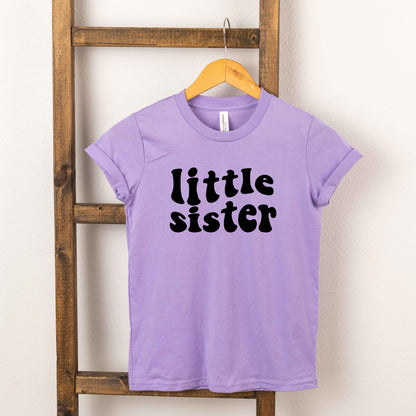 Little Sister Wavy | Youth Short Sleeve Crew Neck