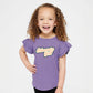 Summer Girl Retro | Toddler Graphic Flutter Sleeve Tee