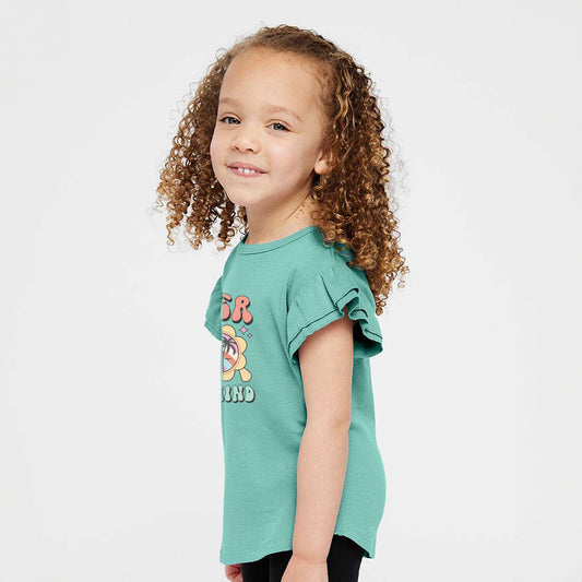 Summer State Of Mind | Toddler Graphic Flutter Sleeve Tee
