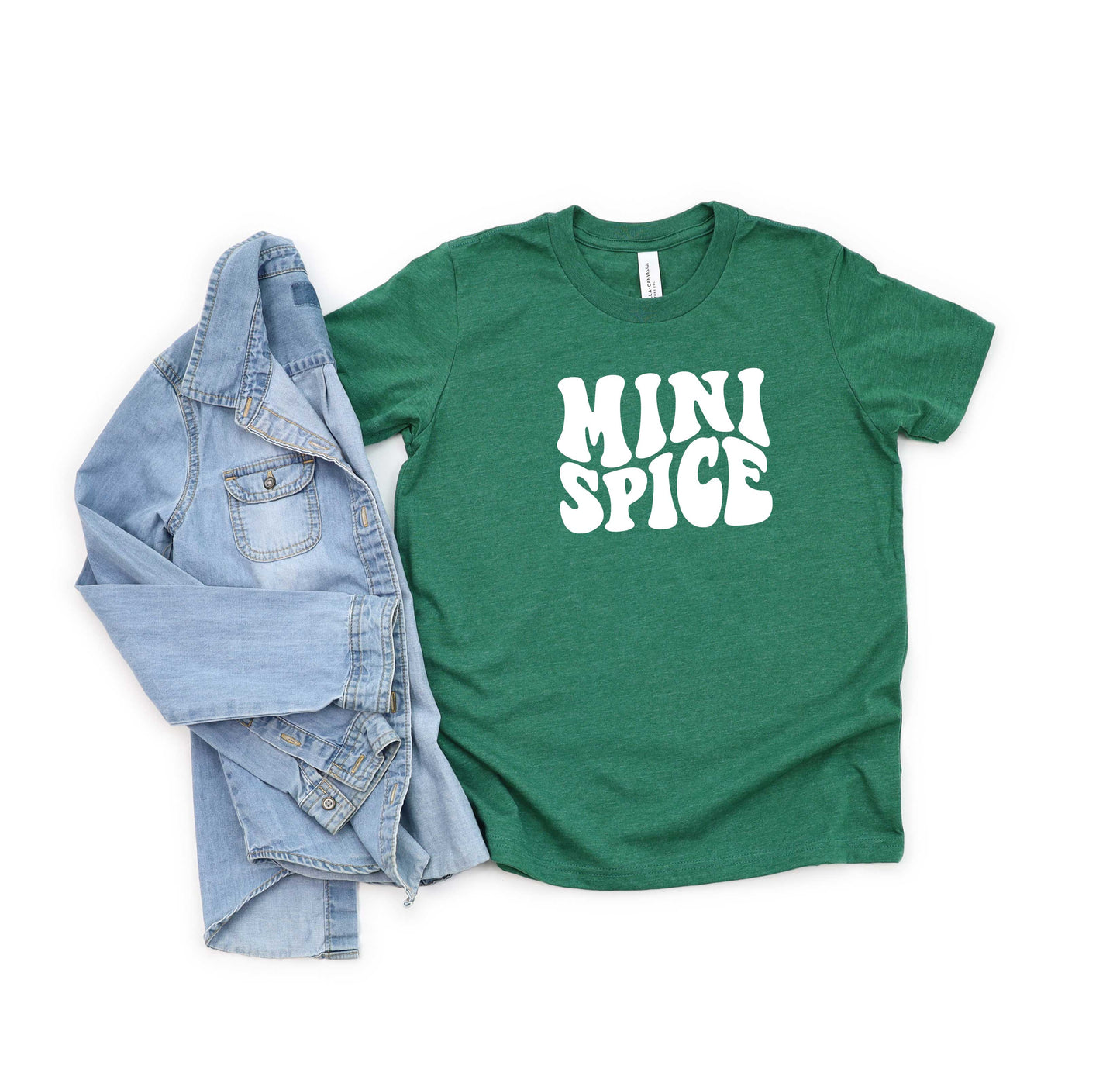 Mini Spice Wavy | Youth Short Sleeve Crew Neck
