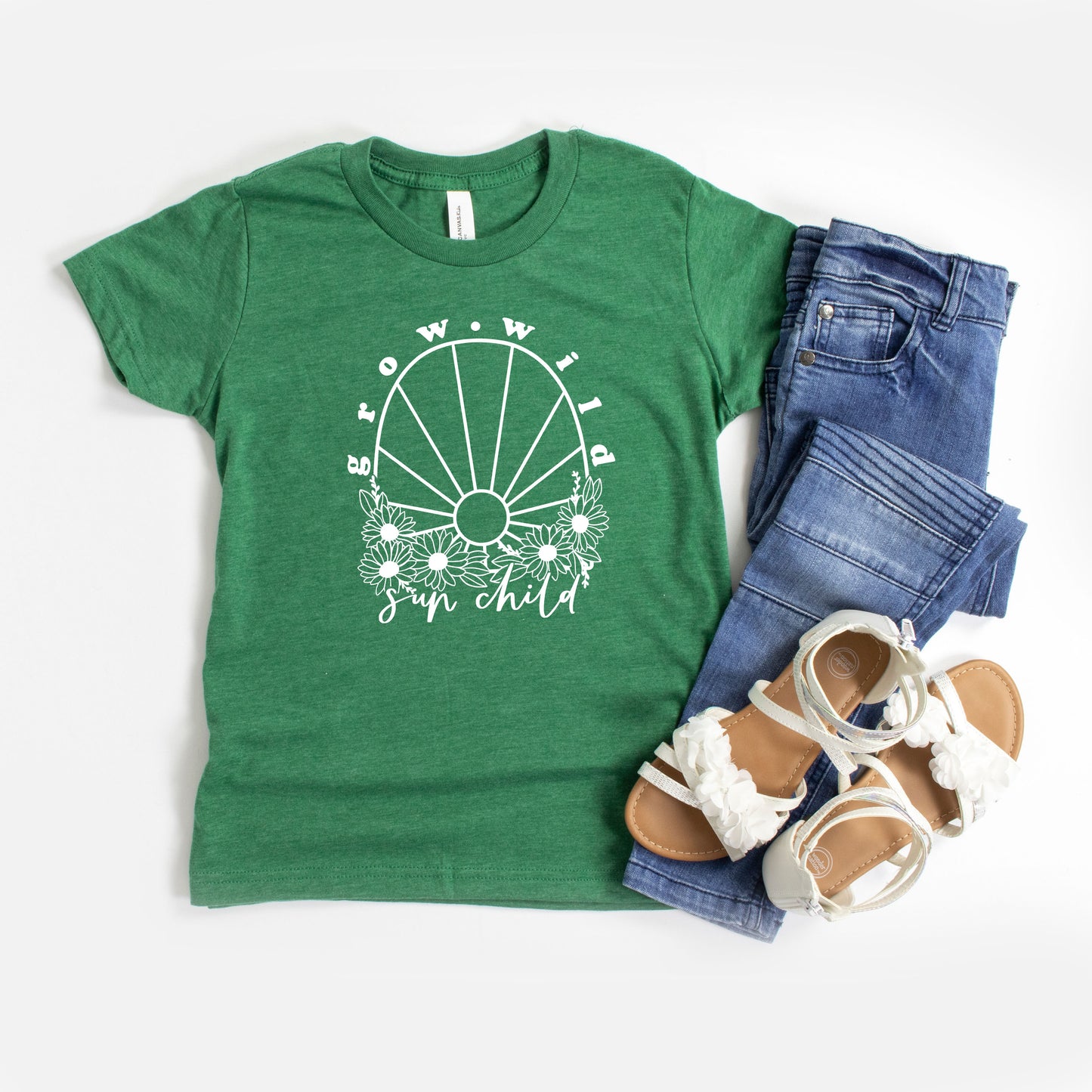 Grow Wild Sun Child | Youth Short Sleeve Crew Neck