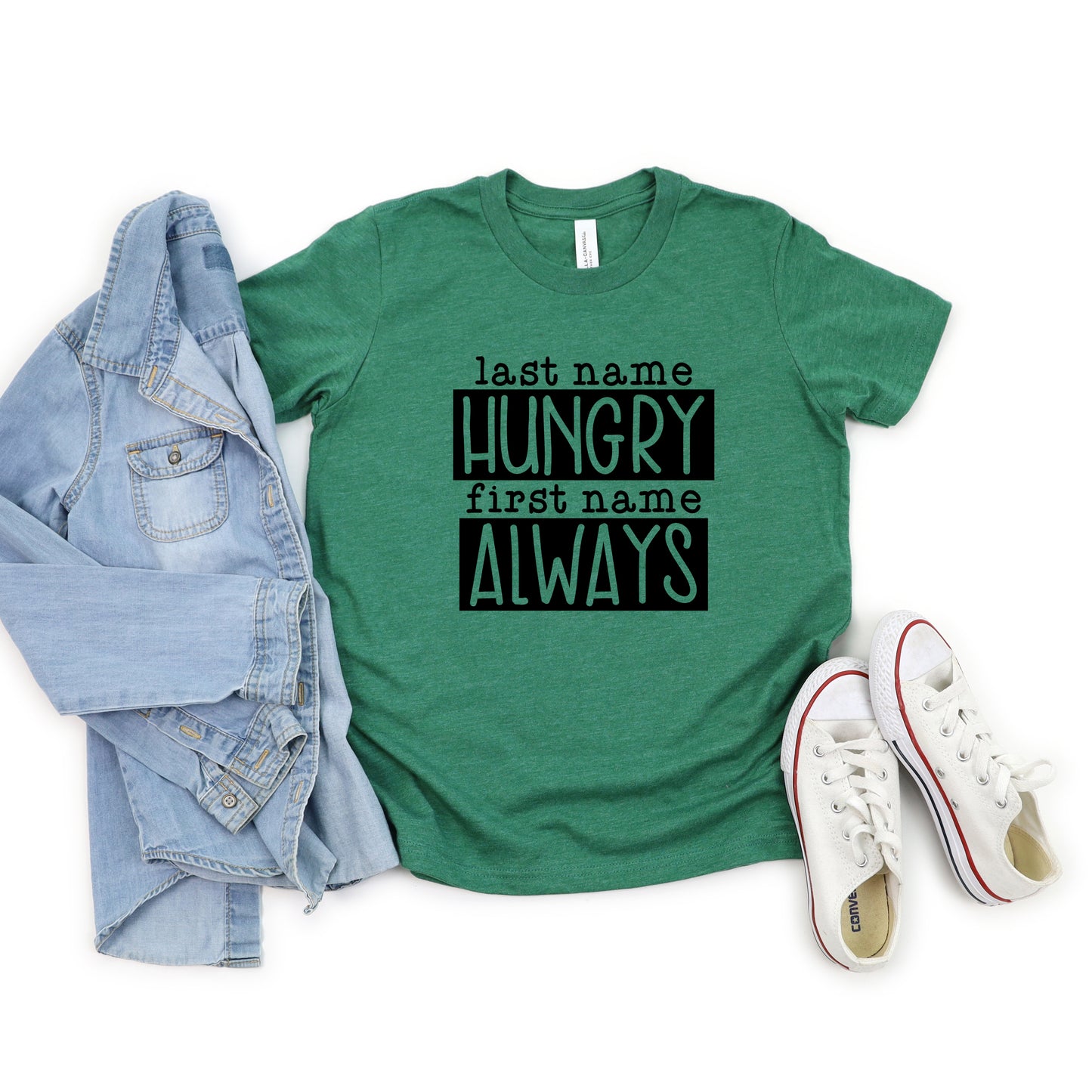 Last Name Hungry | Youth Short Sleeve Crew Neck
