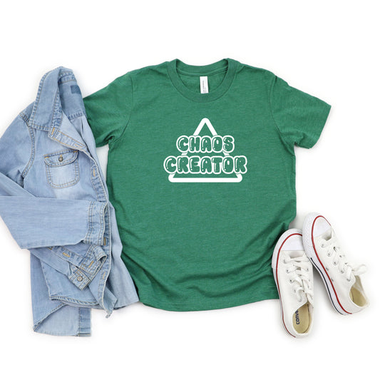 Chaos Creator Triangle | Youth Short Sleeve Crew Neck