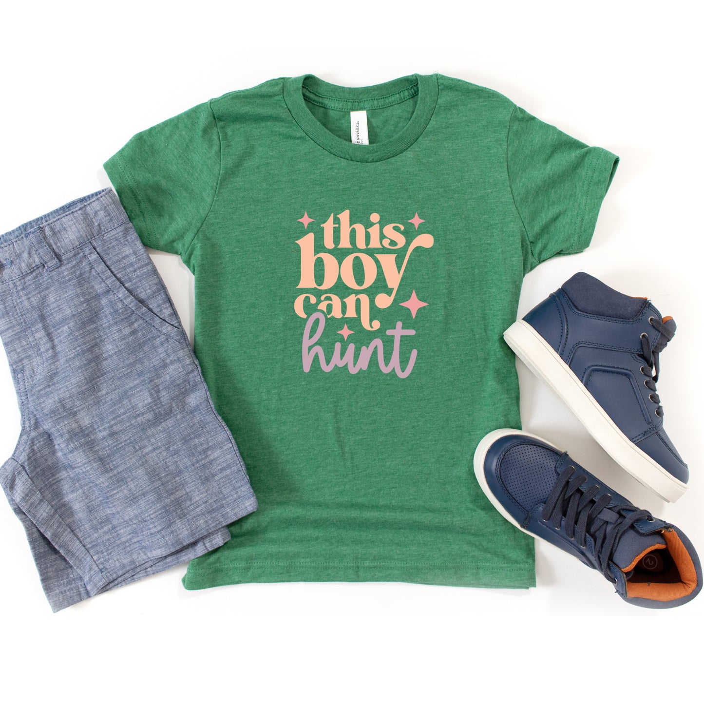 This Boy Can Hunt | Youth Short Sleeve Crew Neck