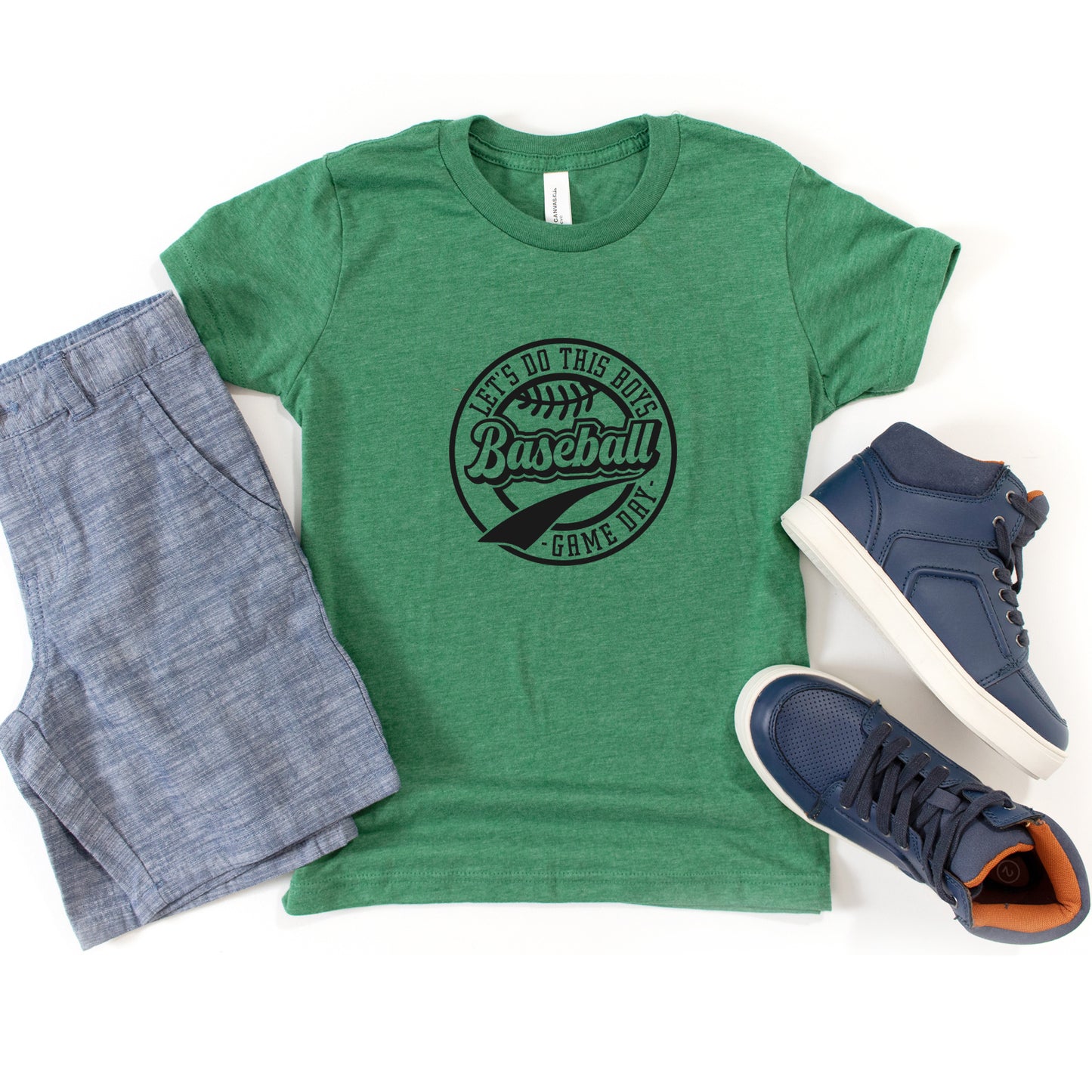 Let's Do This Boys Game Day | Youth Short Sleeve Crew Neck