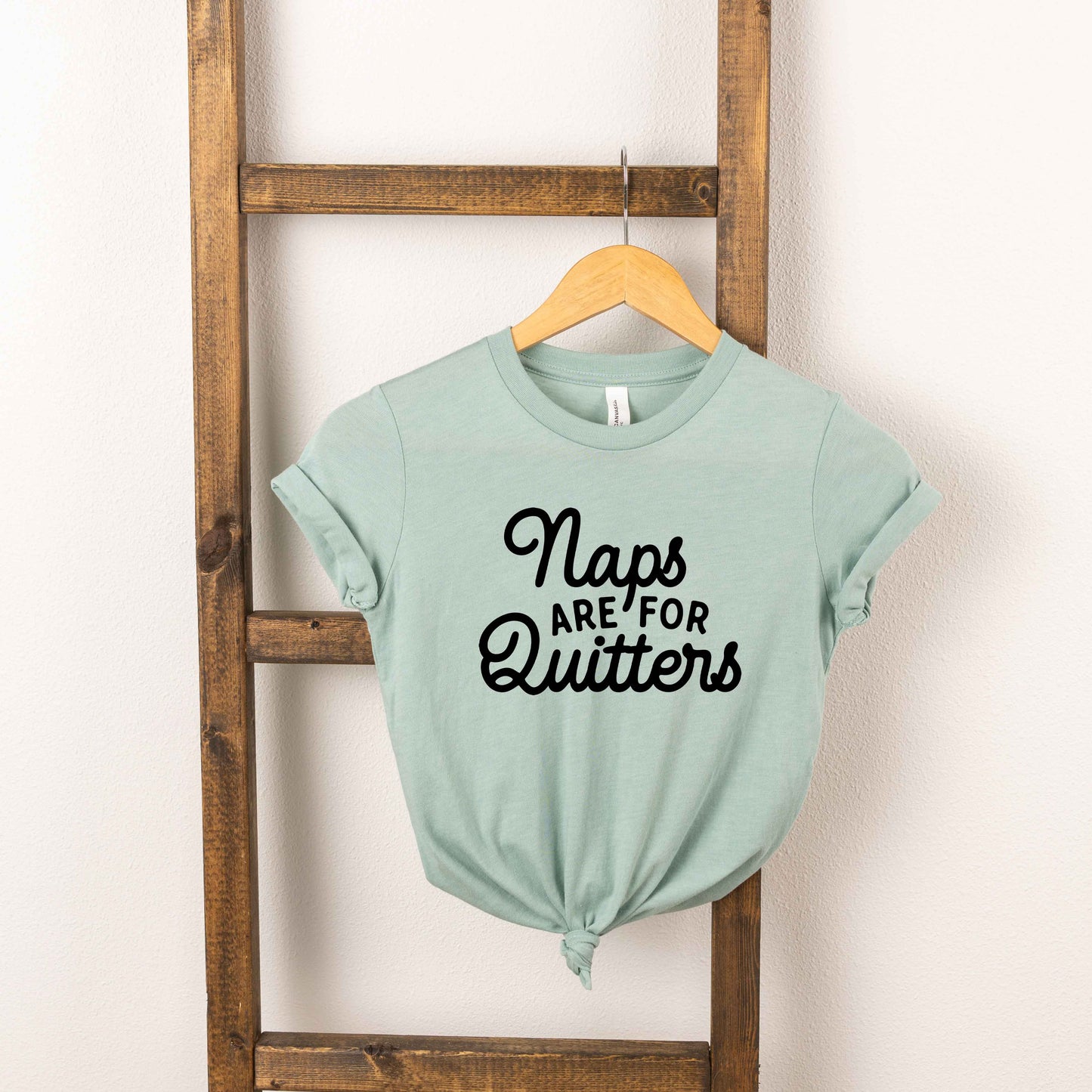 Naps Are For Quitters | Youth Short Sleeve Crew Neck