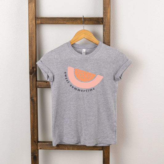 Sweet Summertime Watermelon | Toddler Short Sleeve Crew Neck