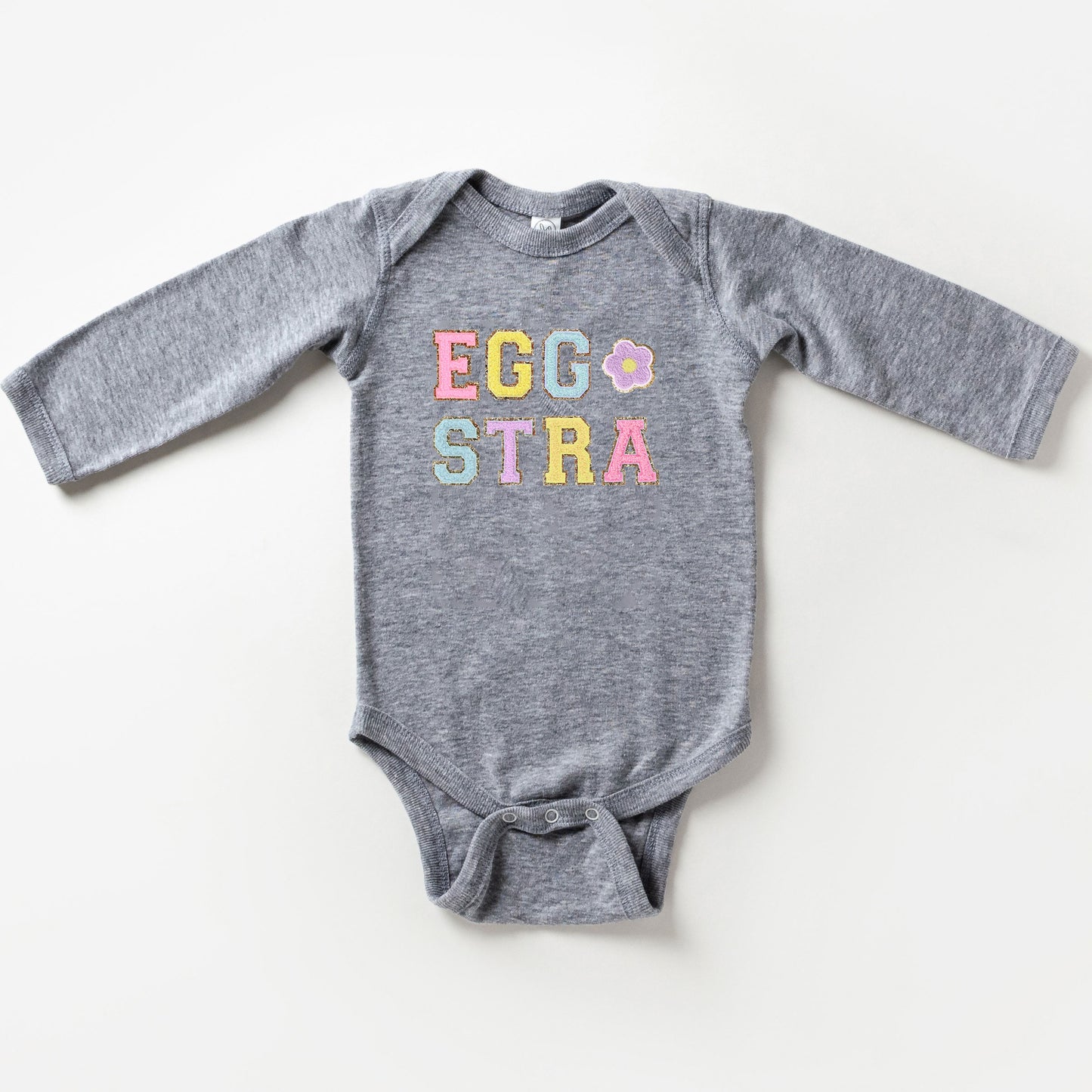 Eggstra Flower | Baby Long Sleeve Onesie