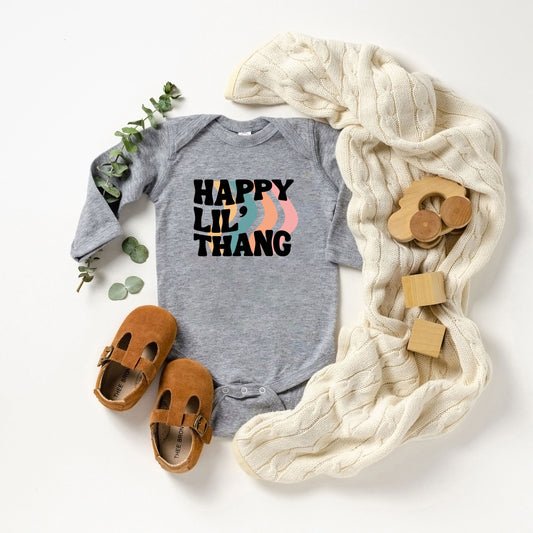 Happy Lil' Thang | Baby Long Sleeve Onesie