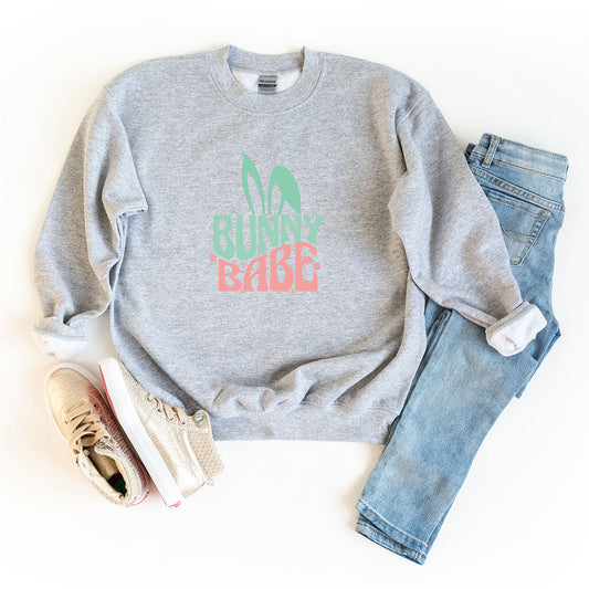 Bunny Babe With Ears | Youth Sweatshirt