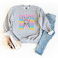 Bubble Gum Bunny Wavy | Youth Sweatshirt