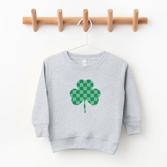 Checker Shamrock | Toddler Sweatshirt