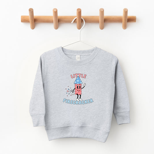 Retro Little Firecracker | Toddler Sweatshirt