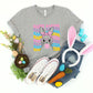 Bubble Gum Bunny Wavy | Youth Short Sleeve Crew Neck