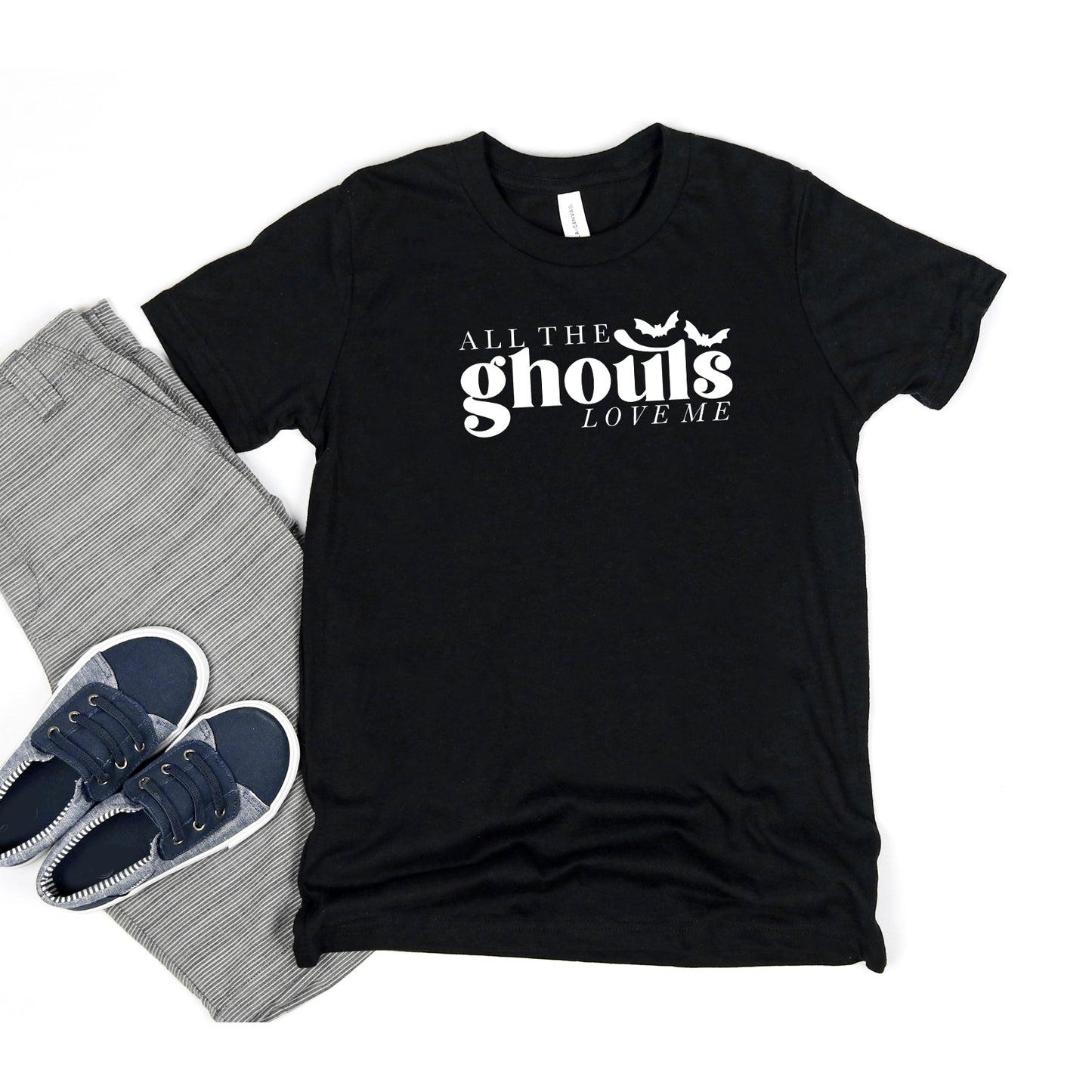 All The Ghouls Love Me | Toddler Short Sleeve Crew Neck