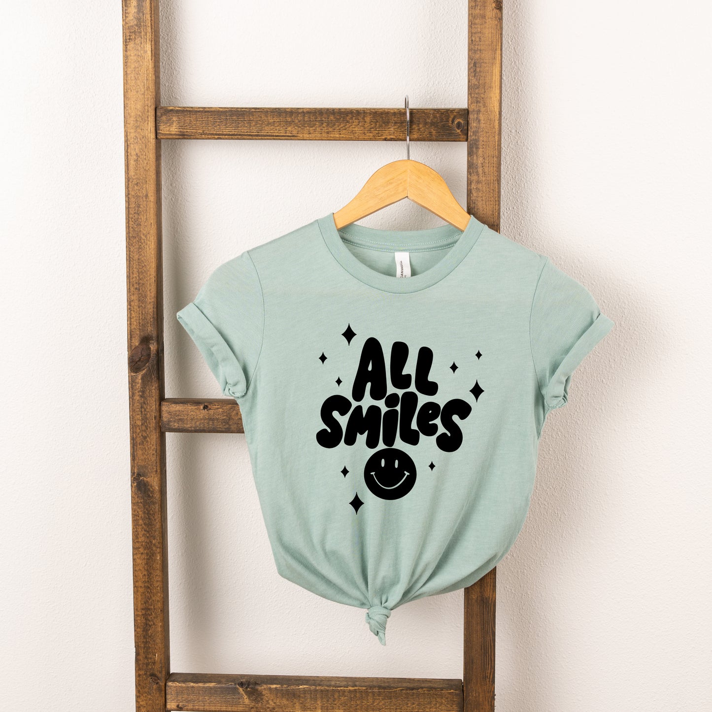 All Smiles Smiley Face | Youth Short Sleeve Crew Neck