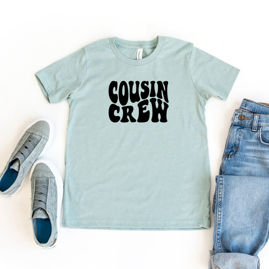 Cousin Crew Wavy | Youth Short Sleeve Crew Neck