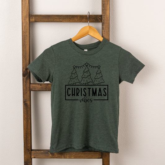 Christmas Vibes | Toddler Short Sleeve Crew Neck