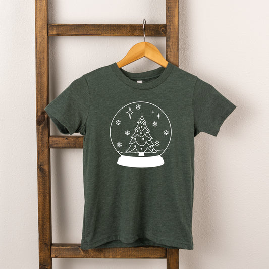 Christmas Snow Globe | Toddler Short Sleeve Crew Neck