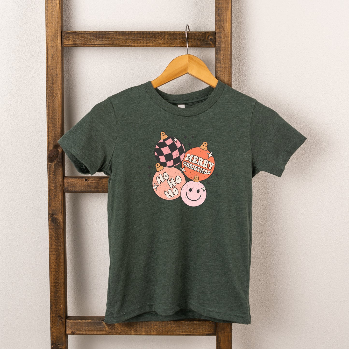 Retro Ornaments | Toddler Short Sleeve Crew Neck