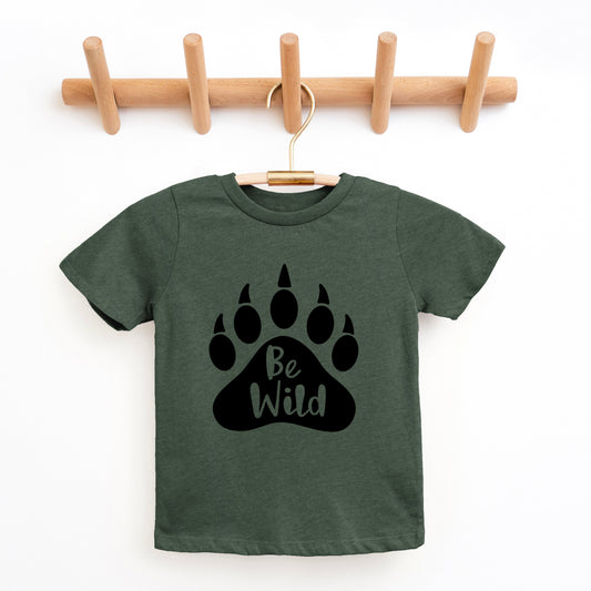 Be Wild Bear Paw | Toddler Graphic Short Sleeve Tee