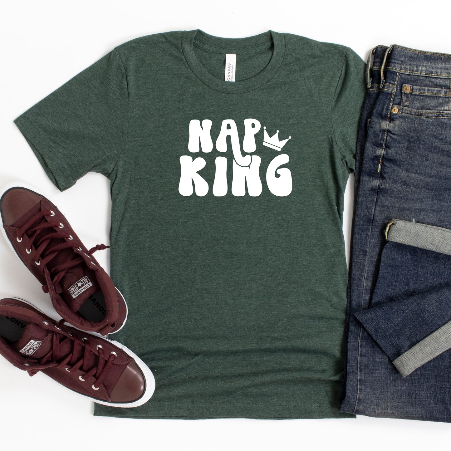 Nap King | Youth Short Sleeve Crew Neck