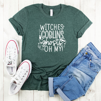 Witches Goblins Ghosts | Youth Short Sleeve Crew Neck