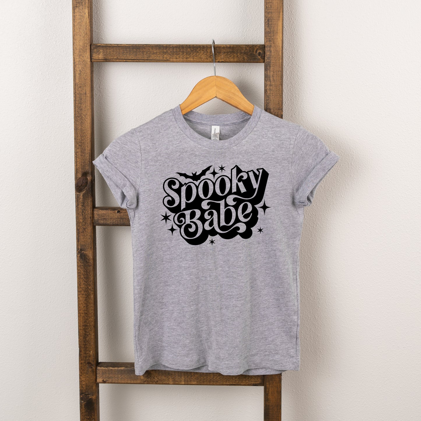 Spooky Babe Bats | Toddler Short Sleeve Crew Neck