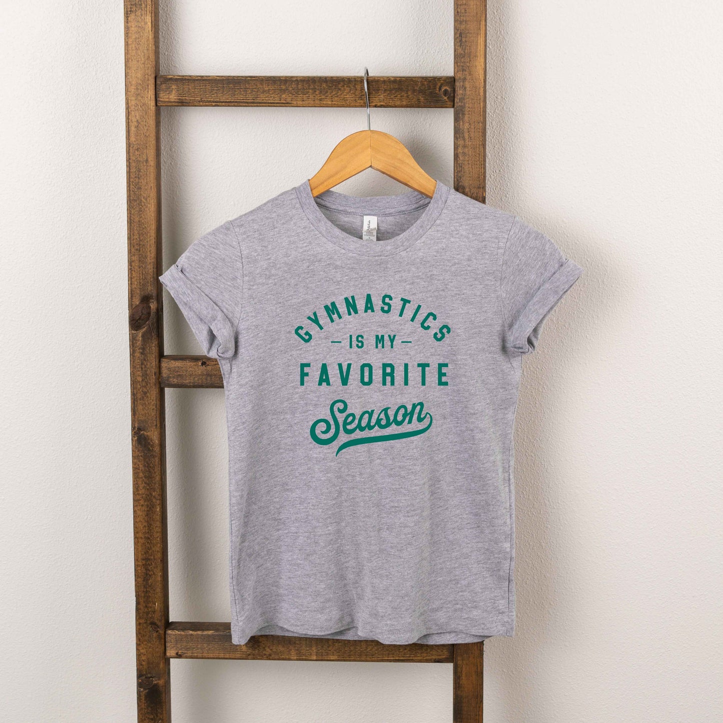 Gymnastics Is My Favorite Season | Toddler Short Sleeve Crew Neck