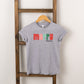 Merry Mini Bold Colorful | Toddler Short Sleeve Crew Neck