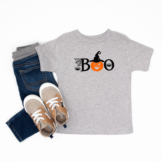 Boo Pumpkin | Toddler Short Sleeve Crew Neck