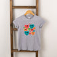 Distressed Smiley Hearts | Toddler Short Sleeve Crew Neck
