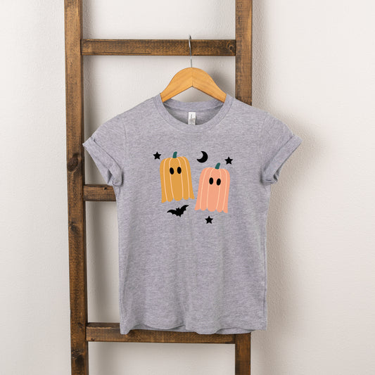 Pumpkin Ghost | Toddler Short Sleeve Crew Neck