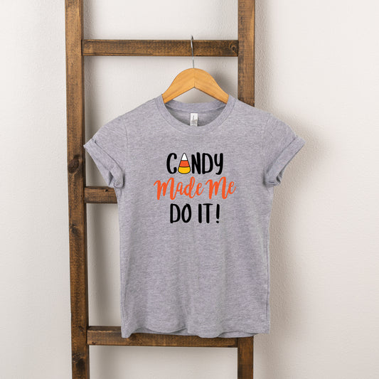 Candy Made Me Do It | Toddler Short Sleeve Crew Neck