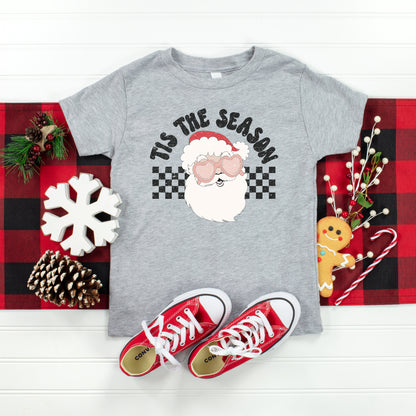 Tis The Season Santa | Toddler Short Sleeve Crew Neck