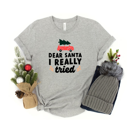 I Really Tried Car | Youth Short Sleeve Crew Neck