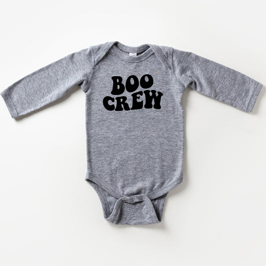 Boo Crew Wavy | Baby Long Sleeve Onesie